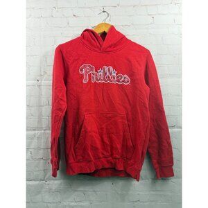 Phillies Red Hoodie Size Medium (READ)